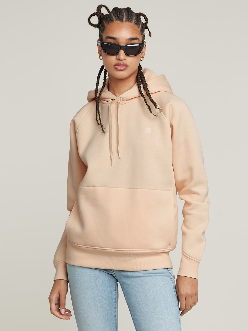 Mixed Woven Cargo Hooded Sweater | ブラック | G-STAR® JP