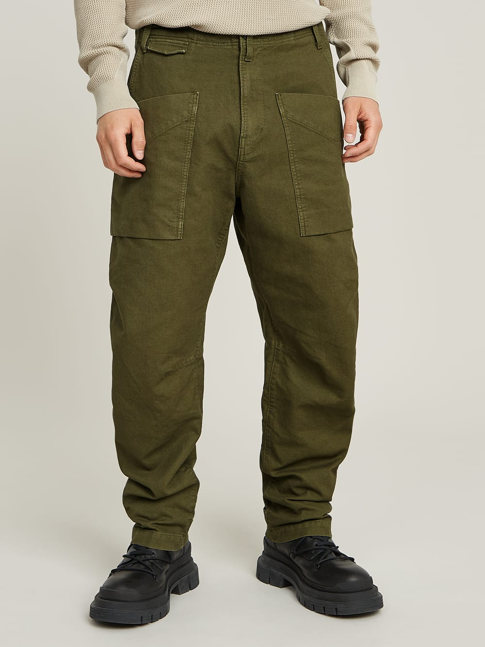 E Relaxed Tapered Cargo Pants | Black | G-STAR® CA