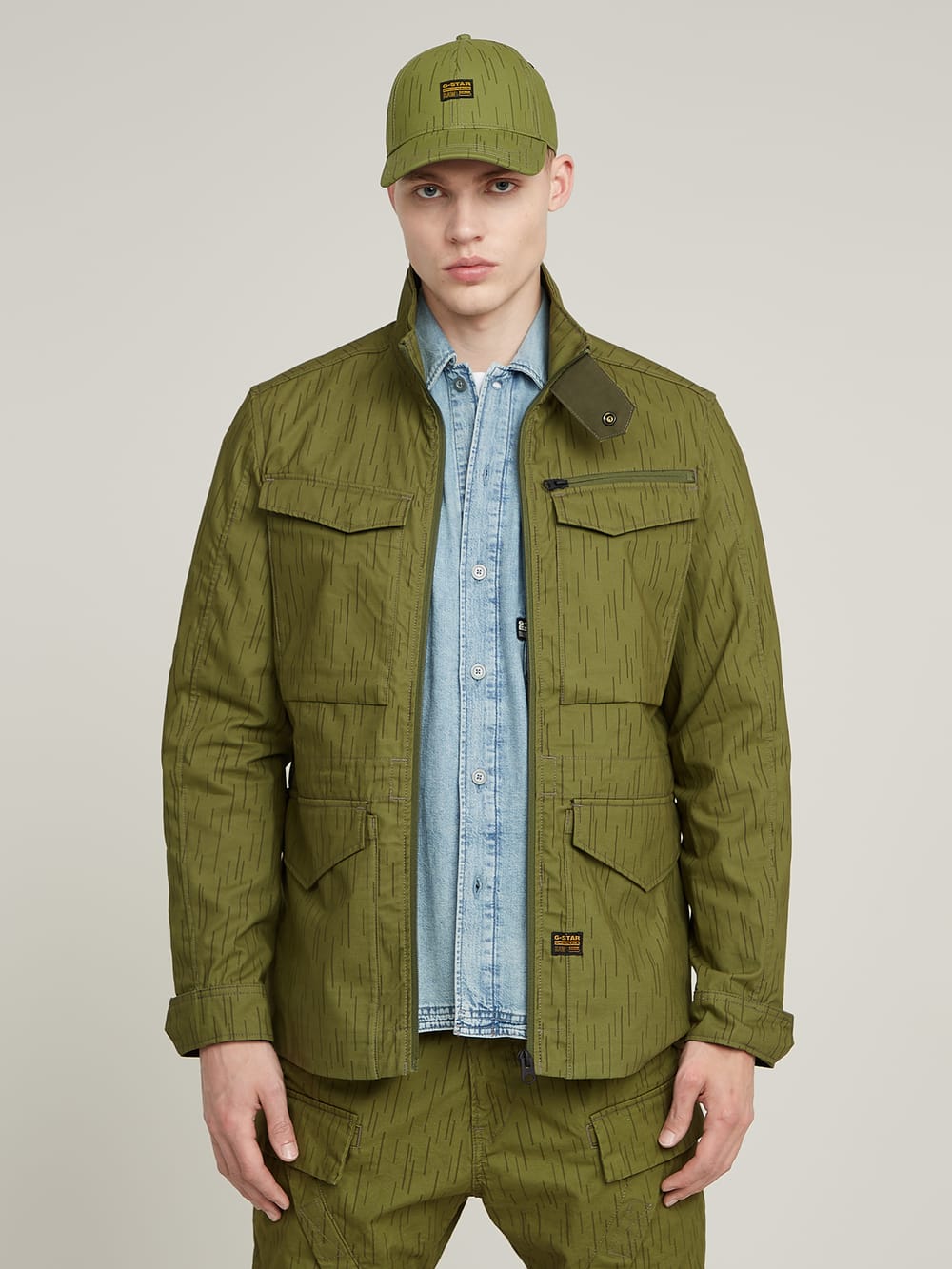 E Utility Mesh Field Jacket | ブラック | G-STAR® JP