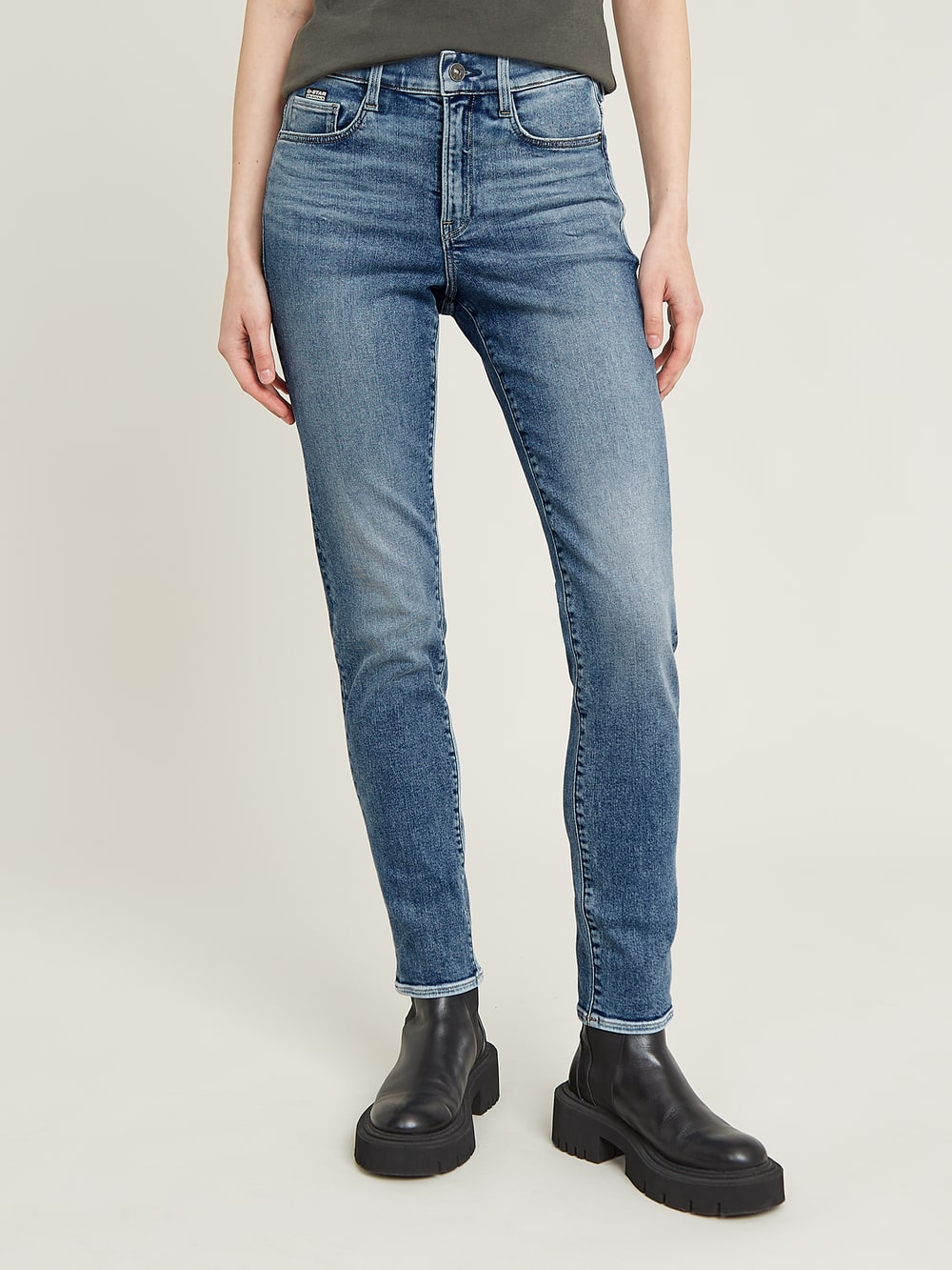 Ace 2.0 Biker Slim Straight Jeans | Dark blue | G-STAR® US