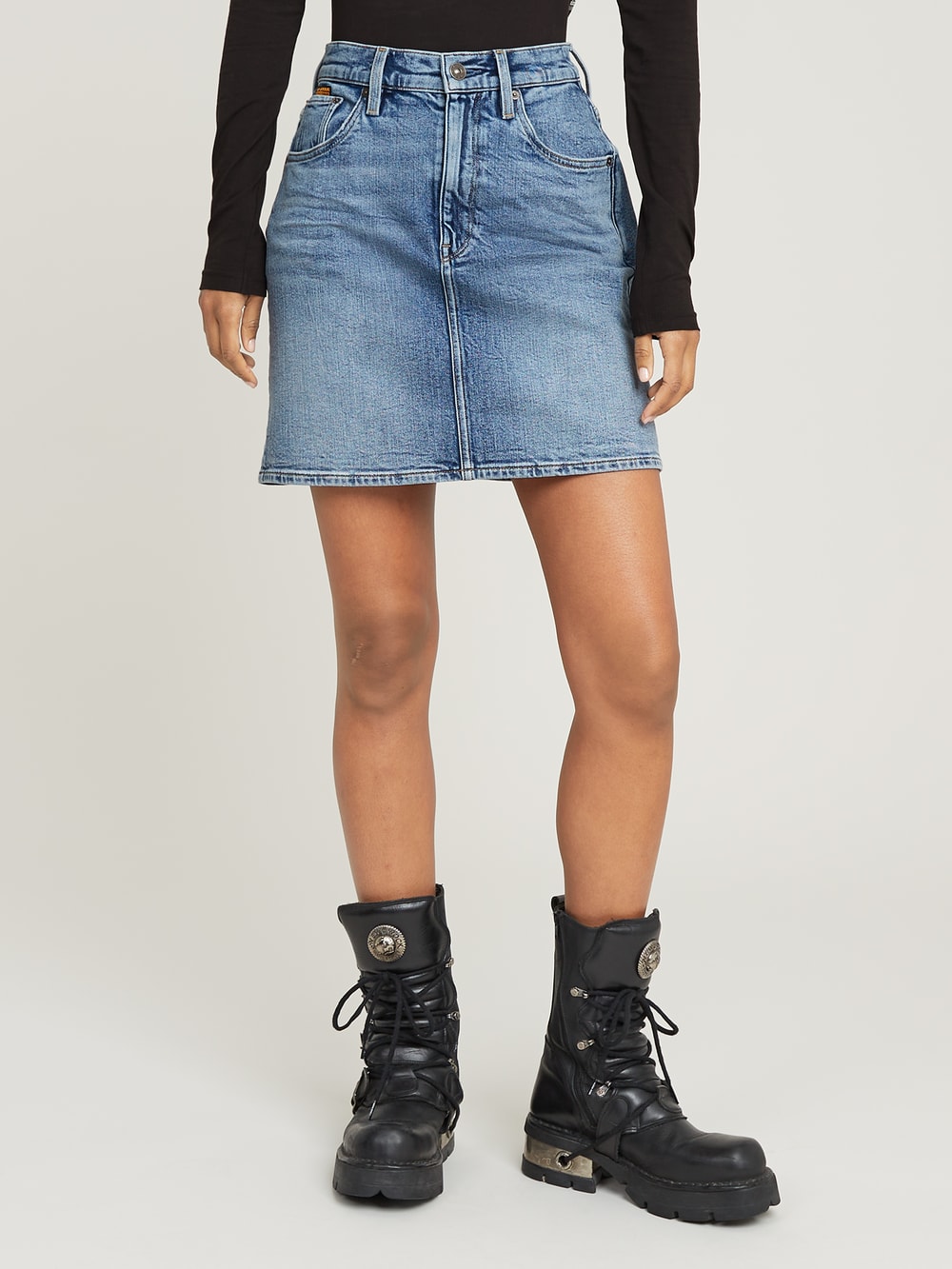 Viktoria Short Chino Skirt | Green | G-STAR® US