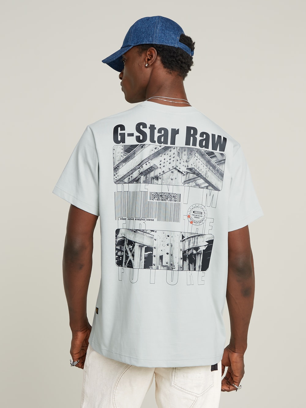 Back Graphic Loose T-Shirt | White | G-STAR® US