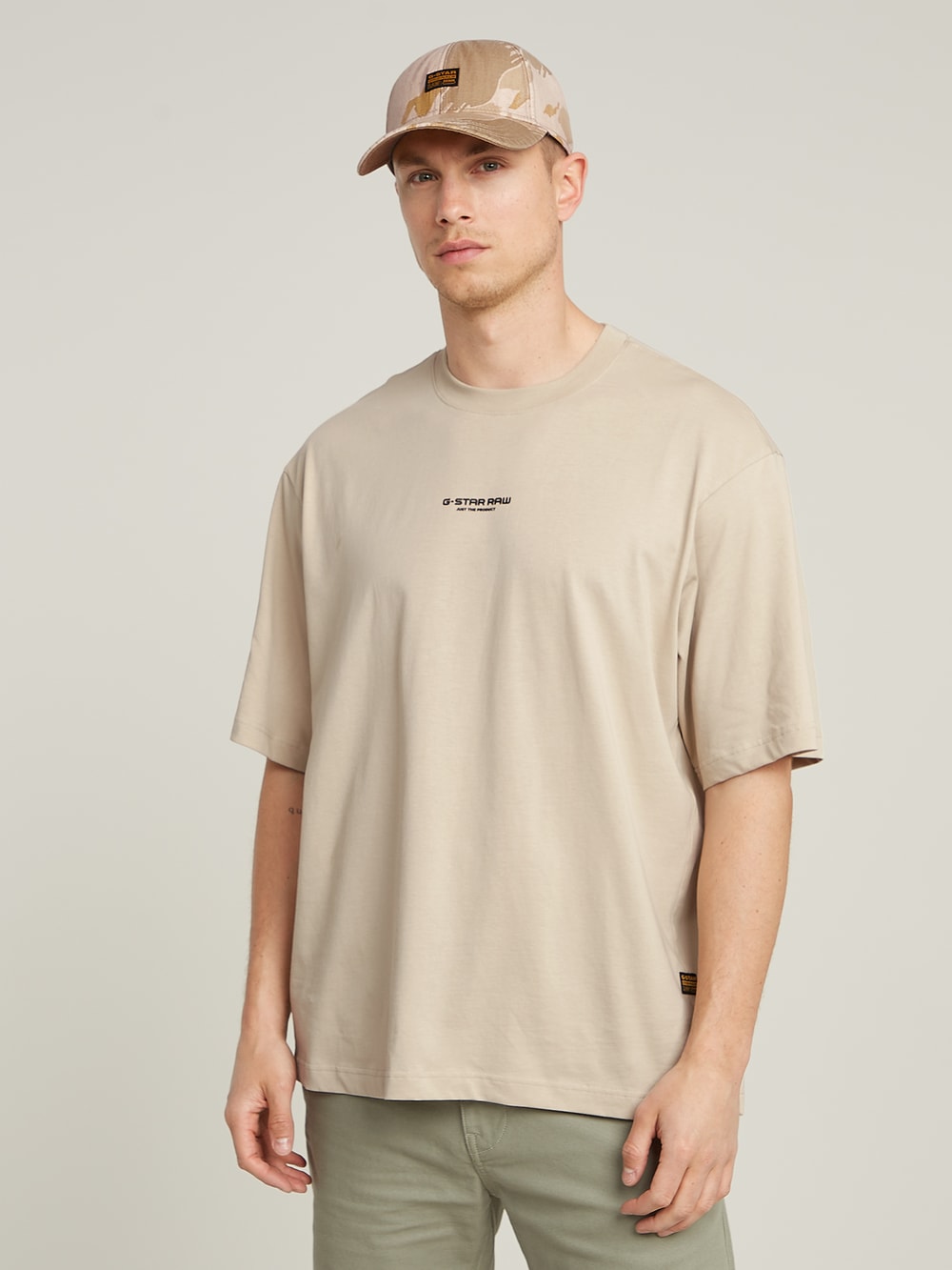 Center Chest Boxy T-Shirt | Black | G-STAR® US