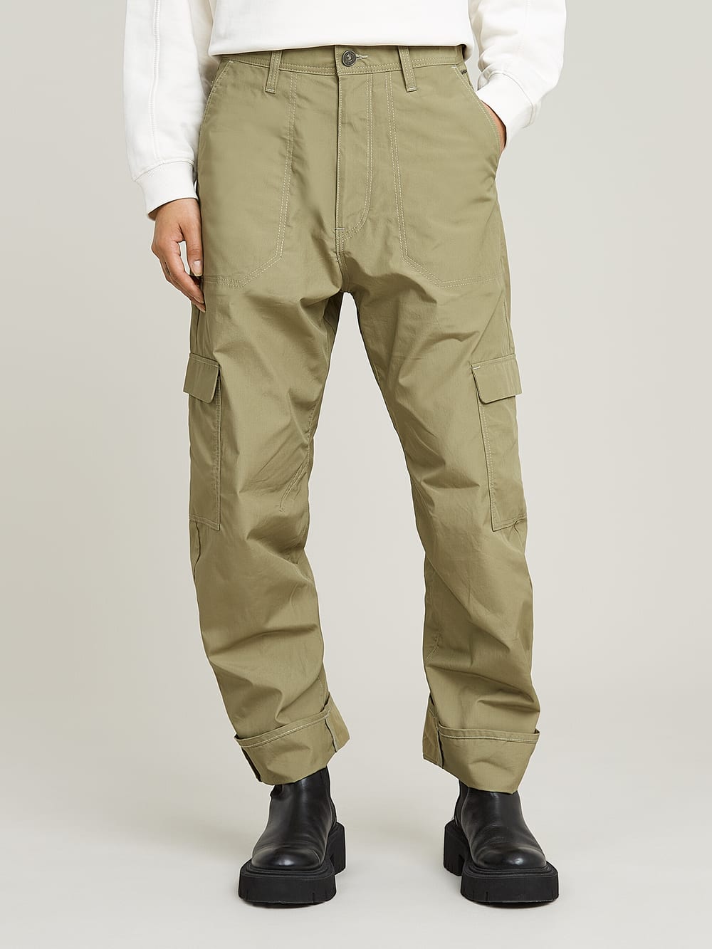 Zip Pocket 3D Skinny Cargo Pants 2.0 | グレー | G-STAR® JP