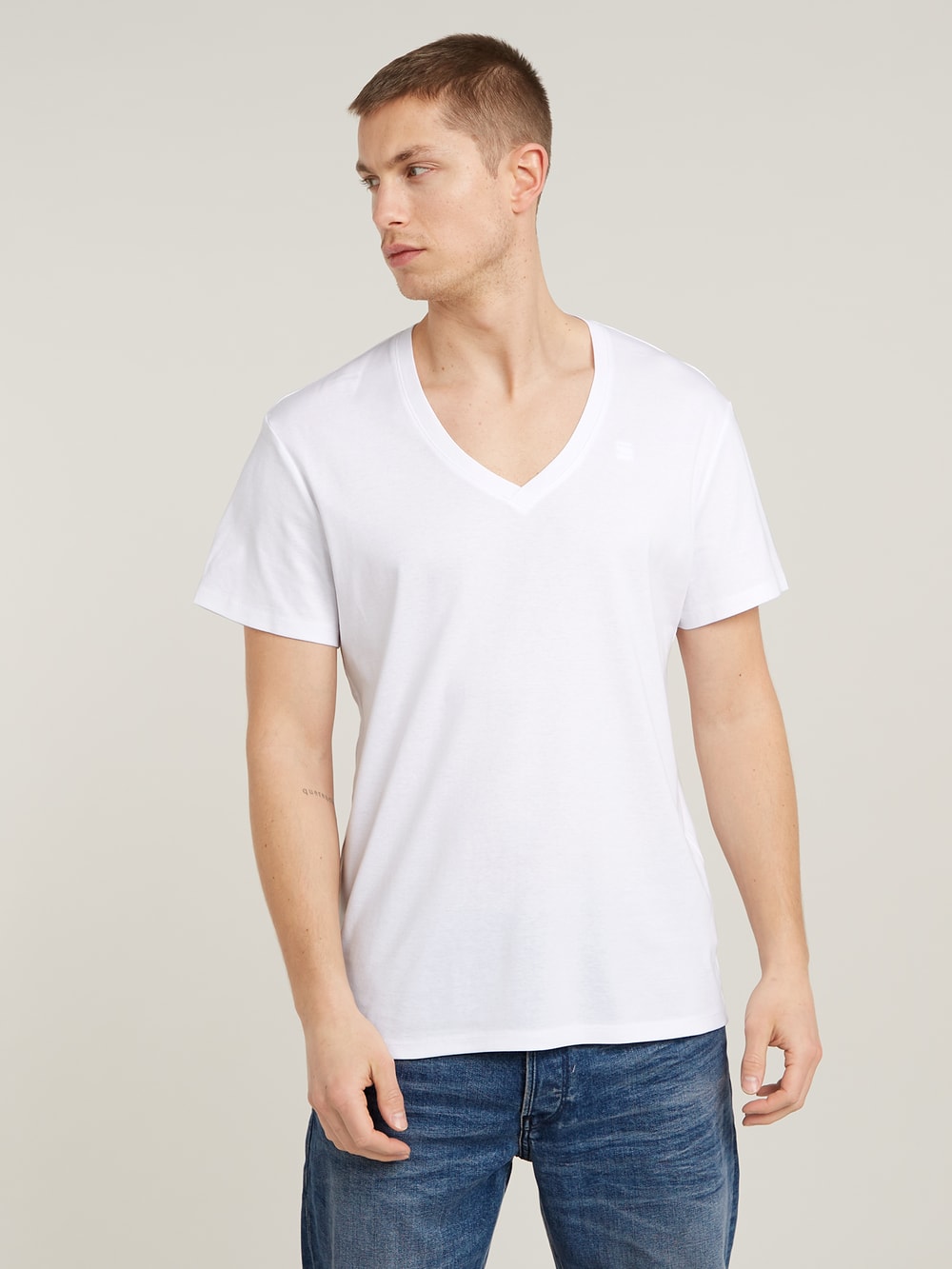 Base T-Shirt 2-Pack | ホワイト | G-STAR® JP
