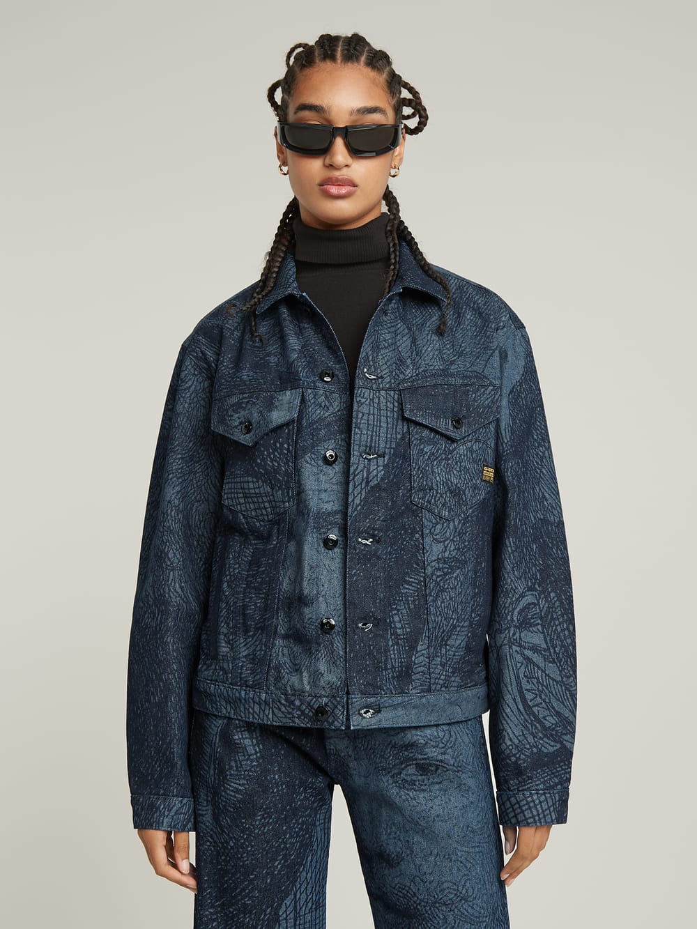 G star raw denim jacket womens hotsell