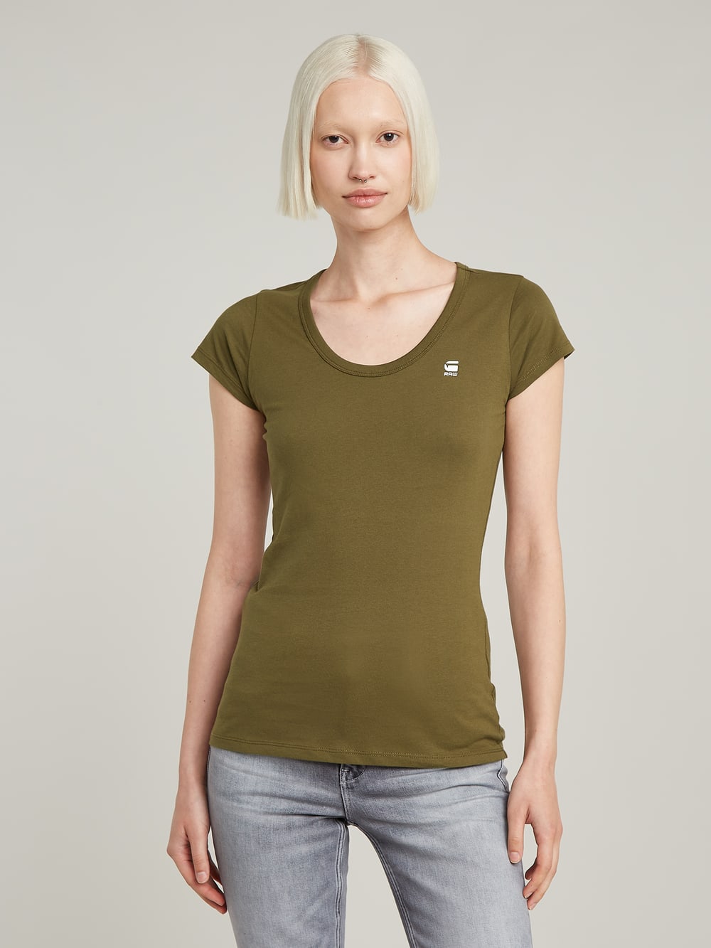 Asymmetrical Zip Slim Tank Top | Black | G-STAR® NO