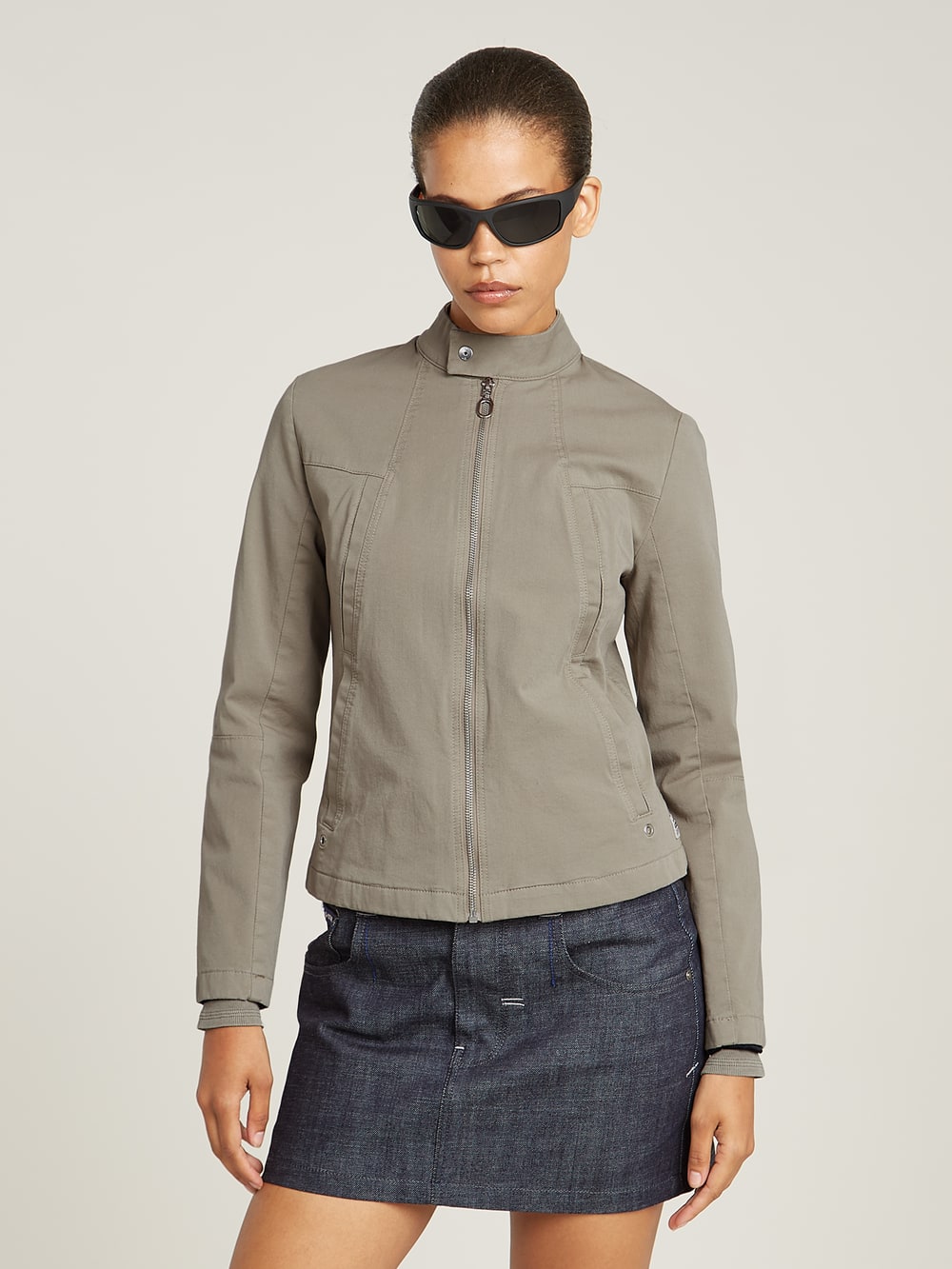 Utility Biker Jacket | Brown | G-STAR® US Utility Biker Jacket | Brown | G-STAR® US