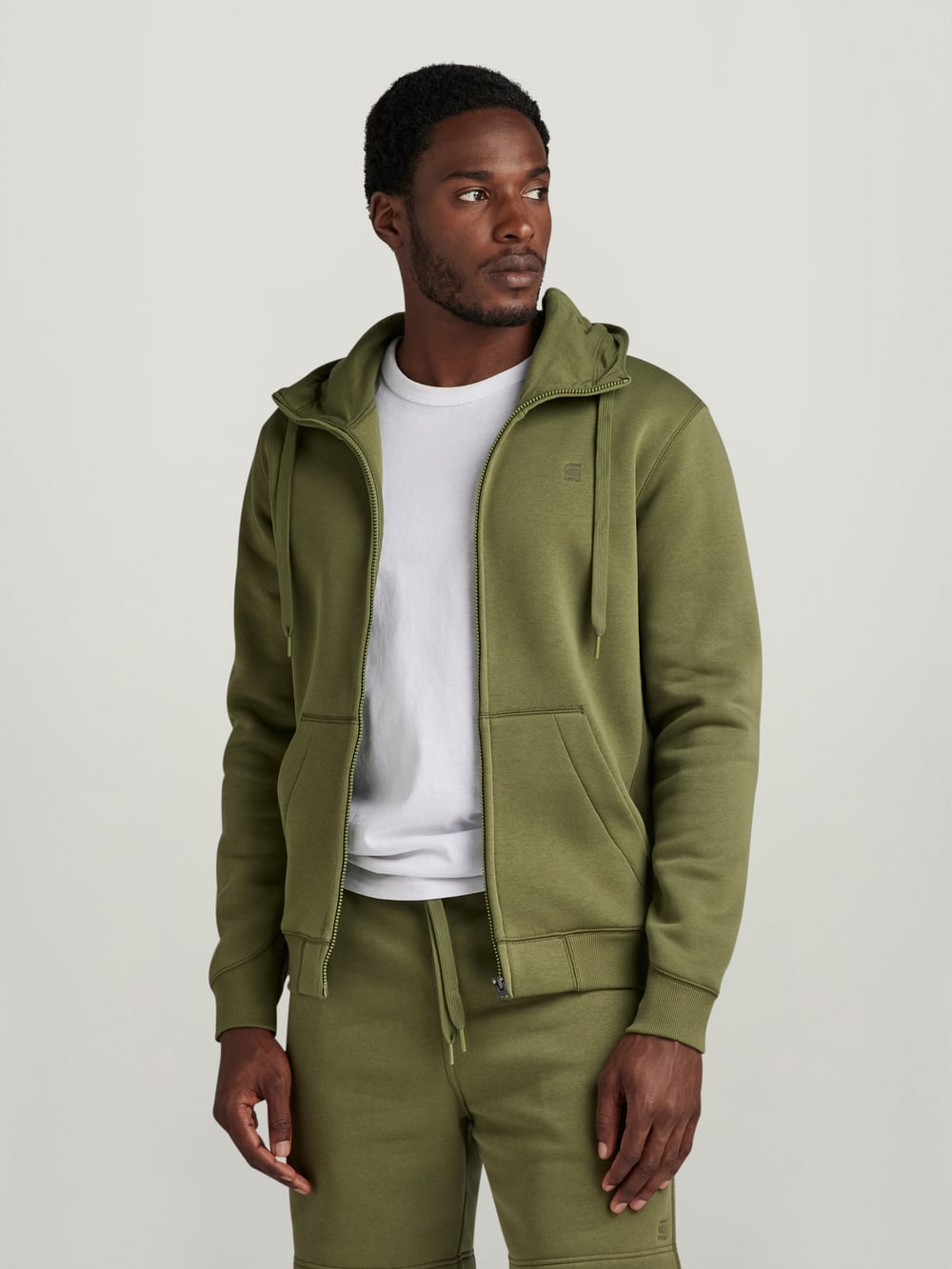 Men s Green Hoodies Sweatshirts G Star RAW IT