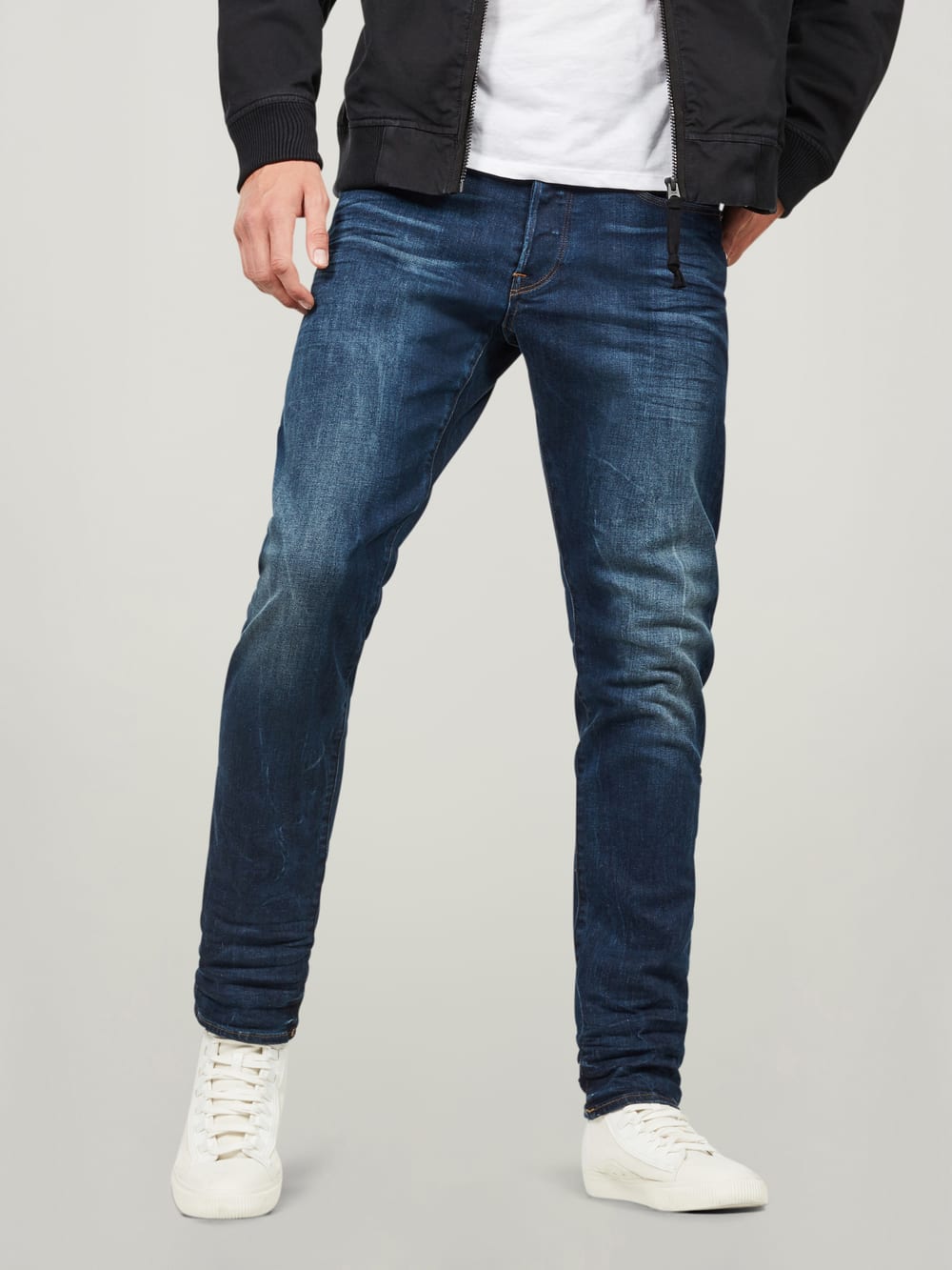 Men s Tapered Jeans Black Blue Grey G Star RAW CA