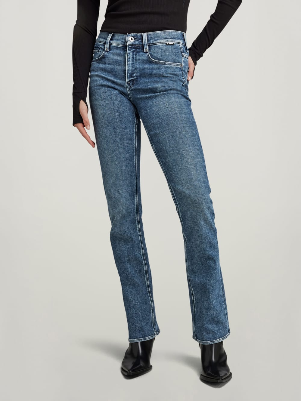 Women s Bootcut Jeans High Rise Low Rise G Star RAW CA