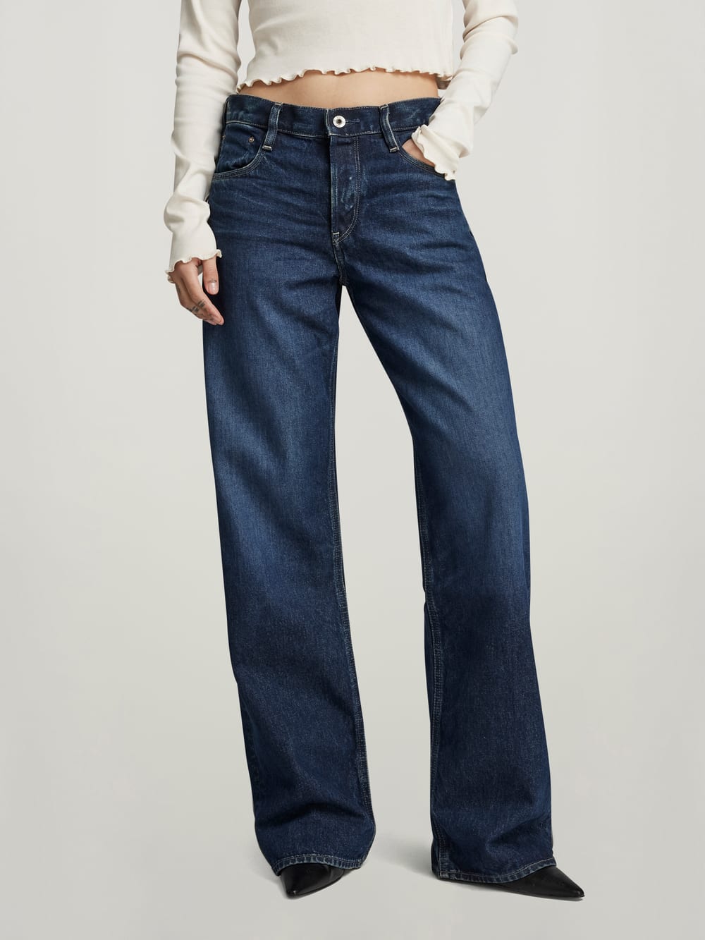 送料込★G-Star★Judee Loose ジーンズ Judee Low Waist Loose Jeans | ブラック | G-STAR® JP