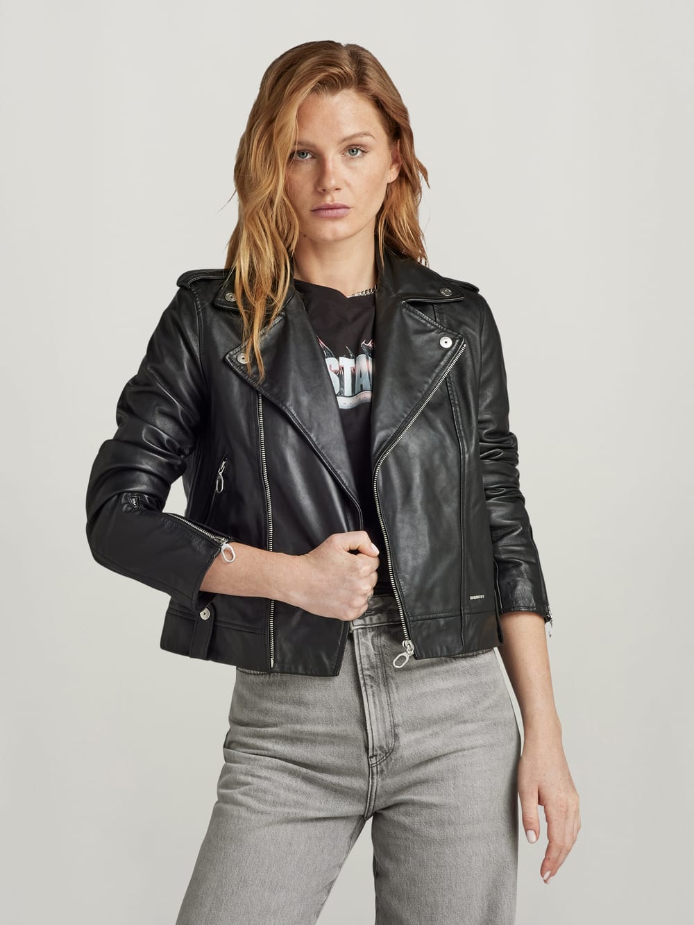 Women Jackets Leather Jacket Cropped Jacket G Star RAW CA