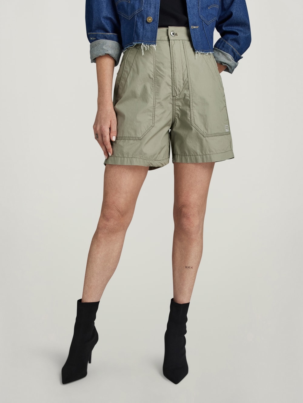 Women s Shorts High Waist Denim Shorts G STAR NZ