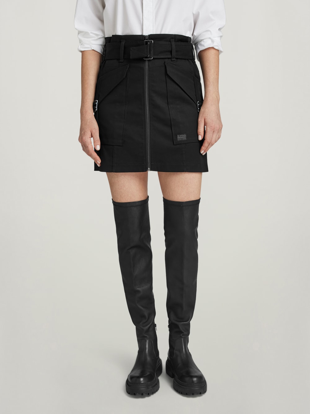 G-star arc denim a-line midi skirt new arrivals
