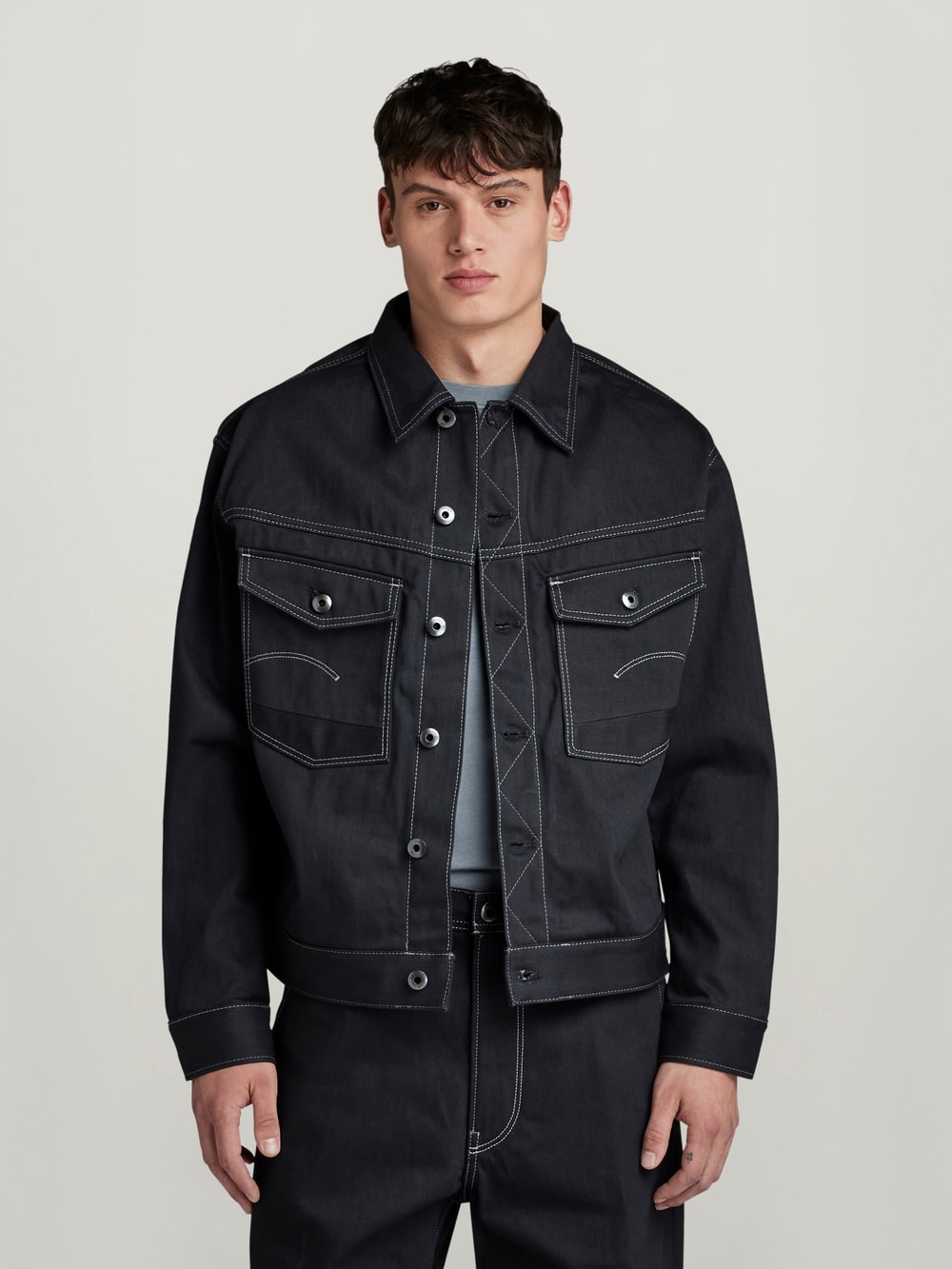 G star denim jacket mens 2025