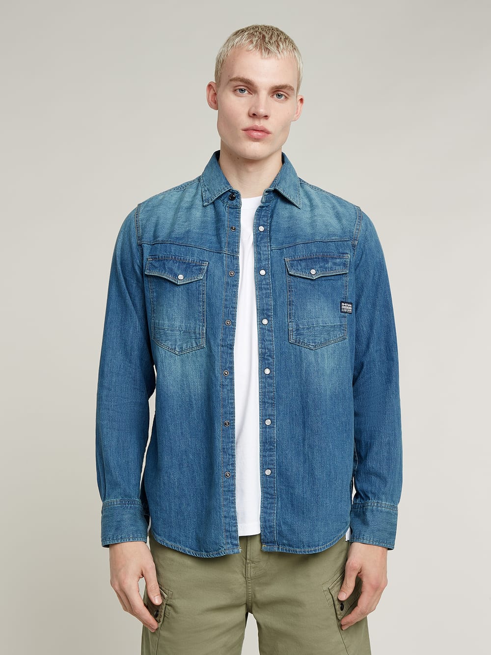 Denim shirts voor heren Denim overhemden G Star RAW NL