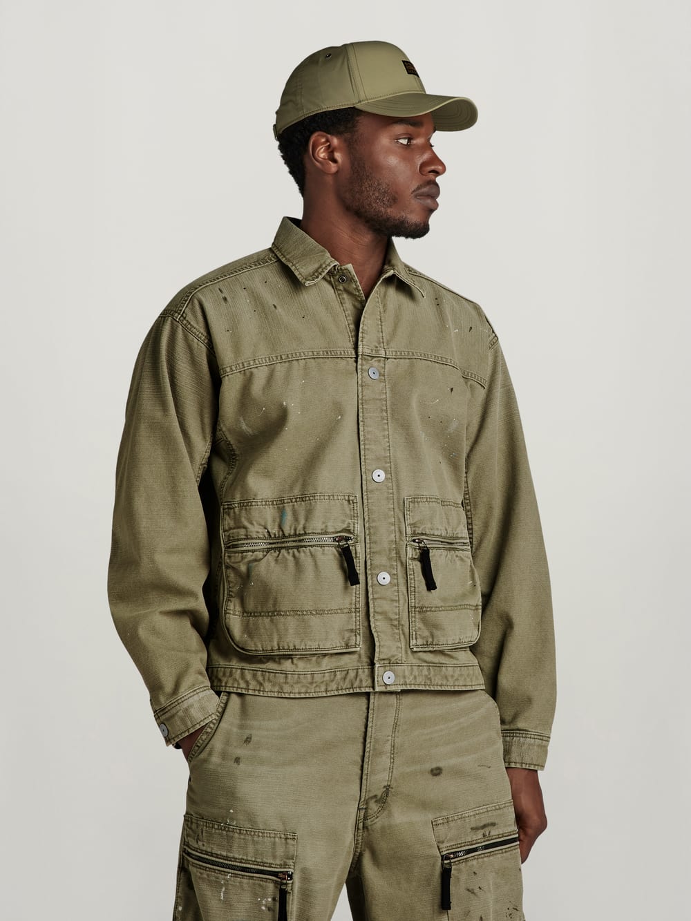 Utility Coach Jacket Green G STAR CA