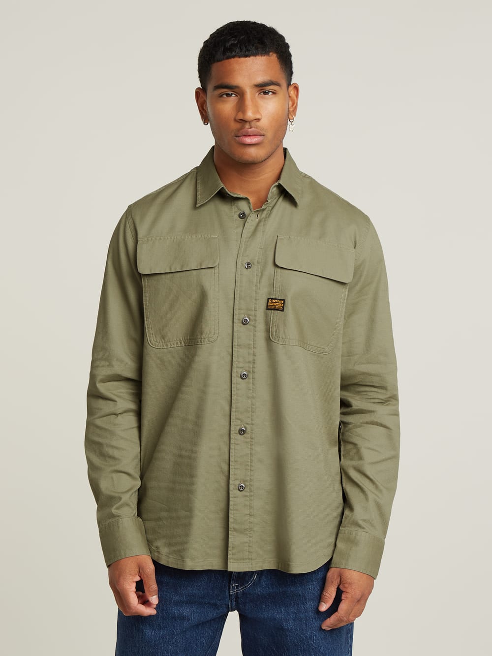 4 Pockets Overshirt | ベージュ | G-STAR® JP