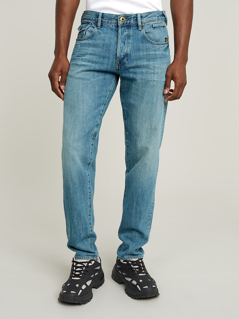 2（g+c）TWW denim Morry FWD Regular Tapered Jeans | Medium blue | G-STAR® US