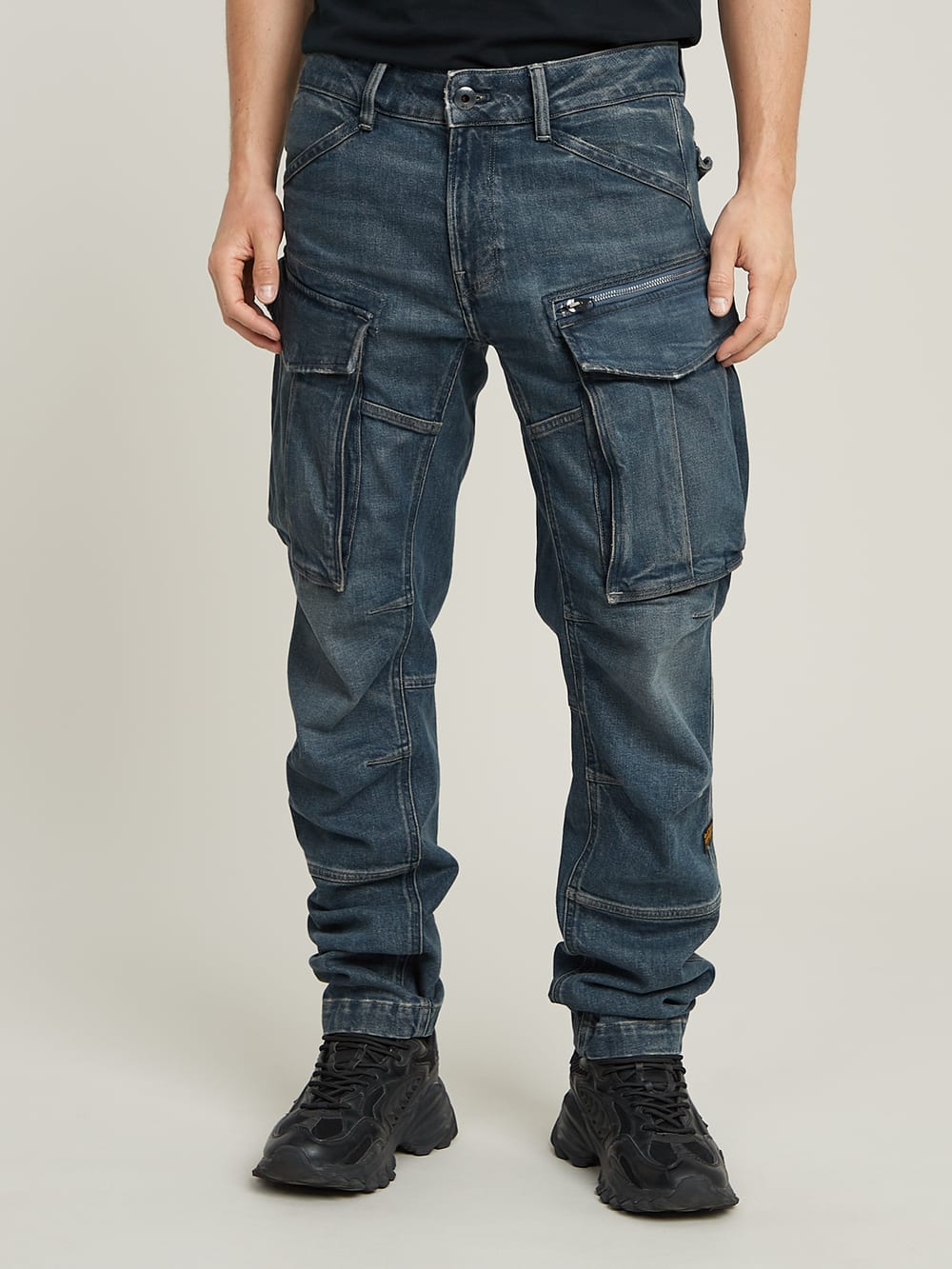 G-Star RAW Elephant Skin Gray Rovic Zip 3D Regular Tapered