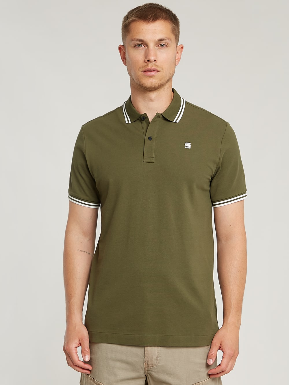 【メーカー公式ショップ】 Polo Slim Dunda | JP G-STAR® | ブラック トップス
