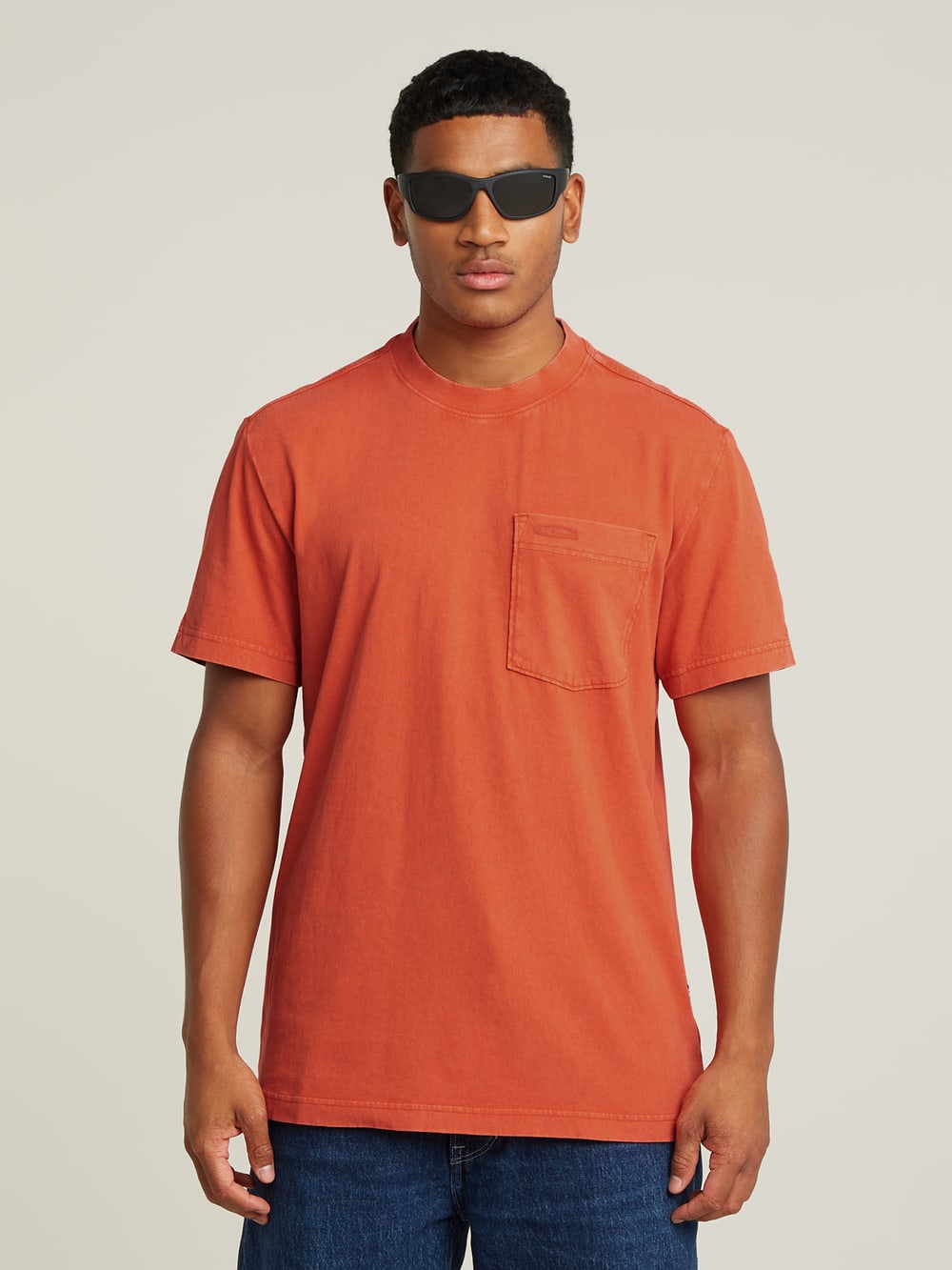 送料込★G-Star★Washed Pocket Tシャツ セール】WASHED POCKET T-SHIRT/ヴィンテージライクポケットT