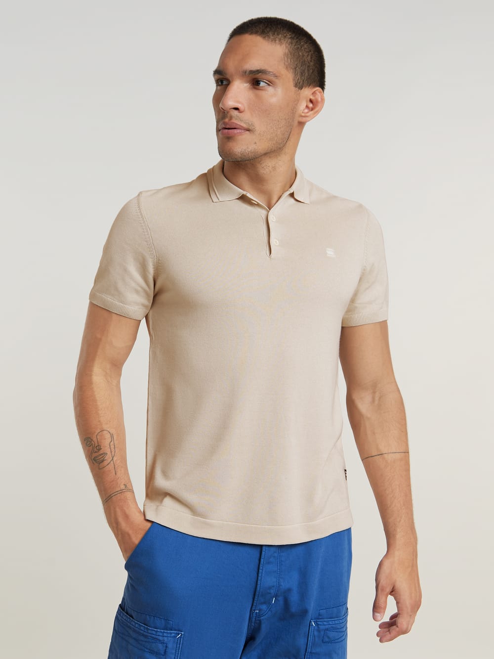 Herenpolo s Poloshirts met lange mouwen G Star RAW NL