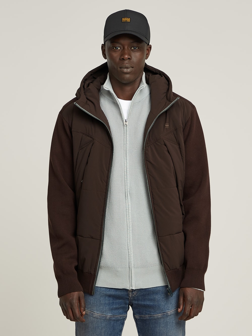 Premium Core Zip Thru Hoodie | ブラック | G-STAR® JP