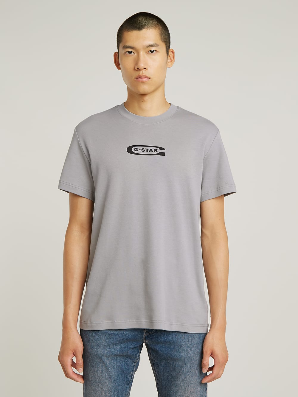 【国内配送】 Old Shift Color Skool US G-STAR® | White | T-Shirt Boxy Logo トップス