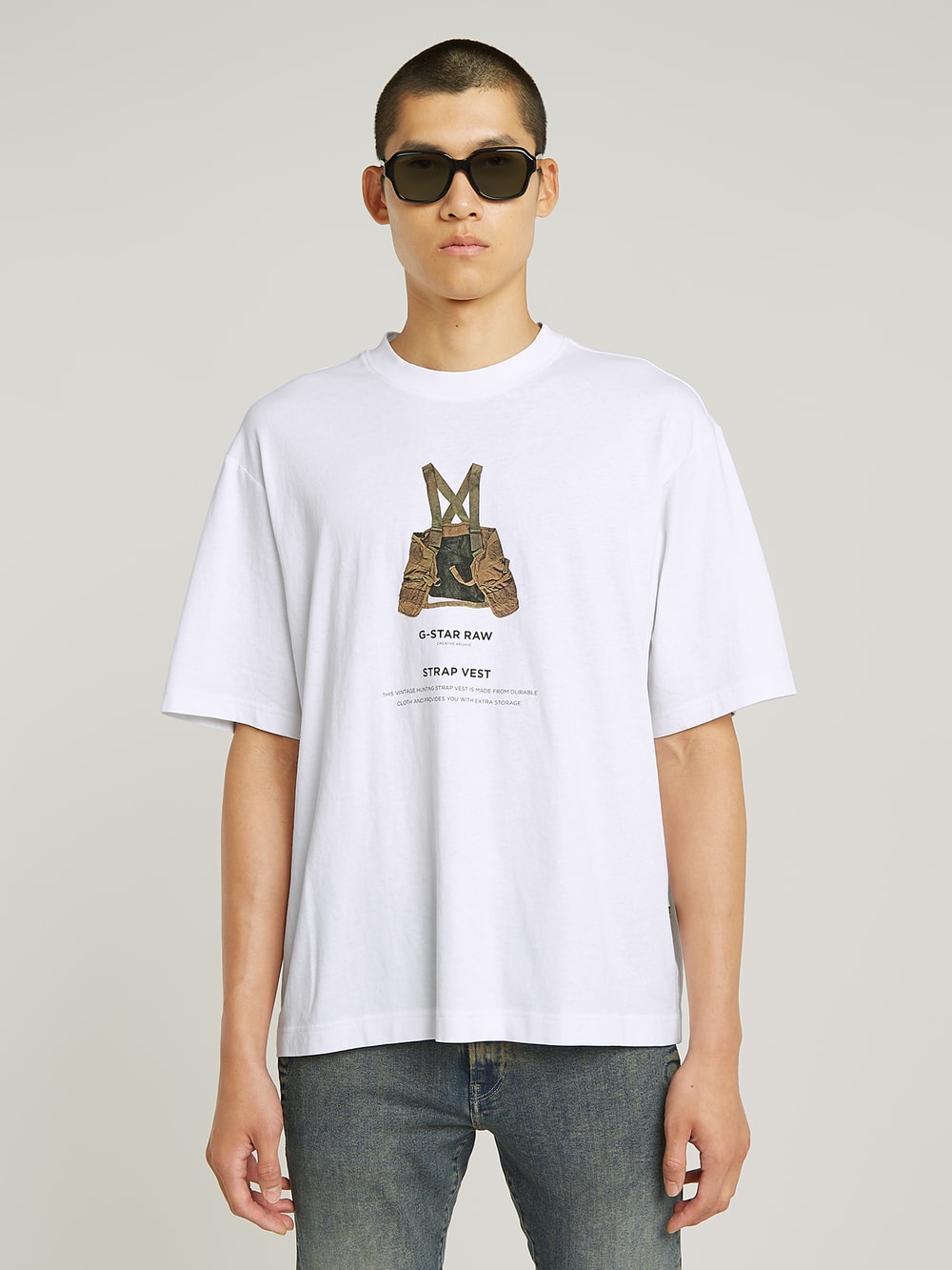 Finger Print Burger T-Shirt | グリーン | G-STAR® JP