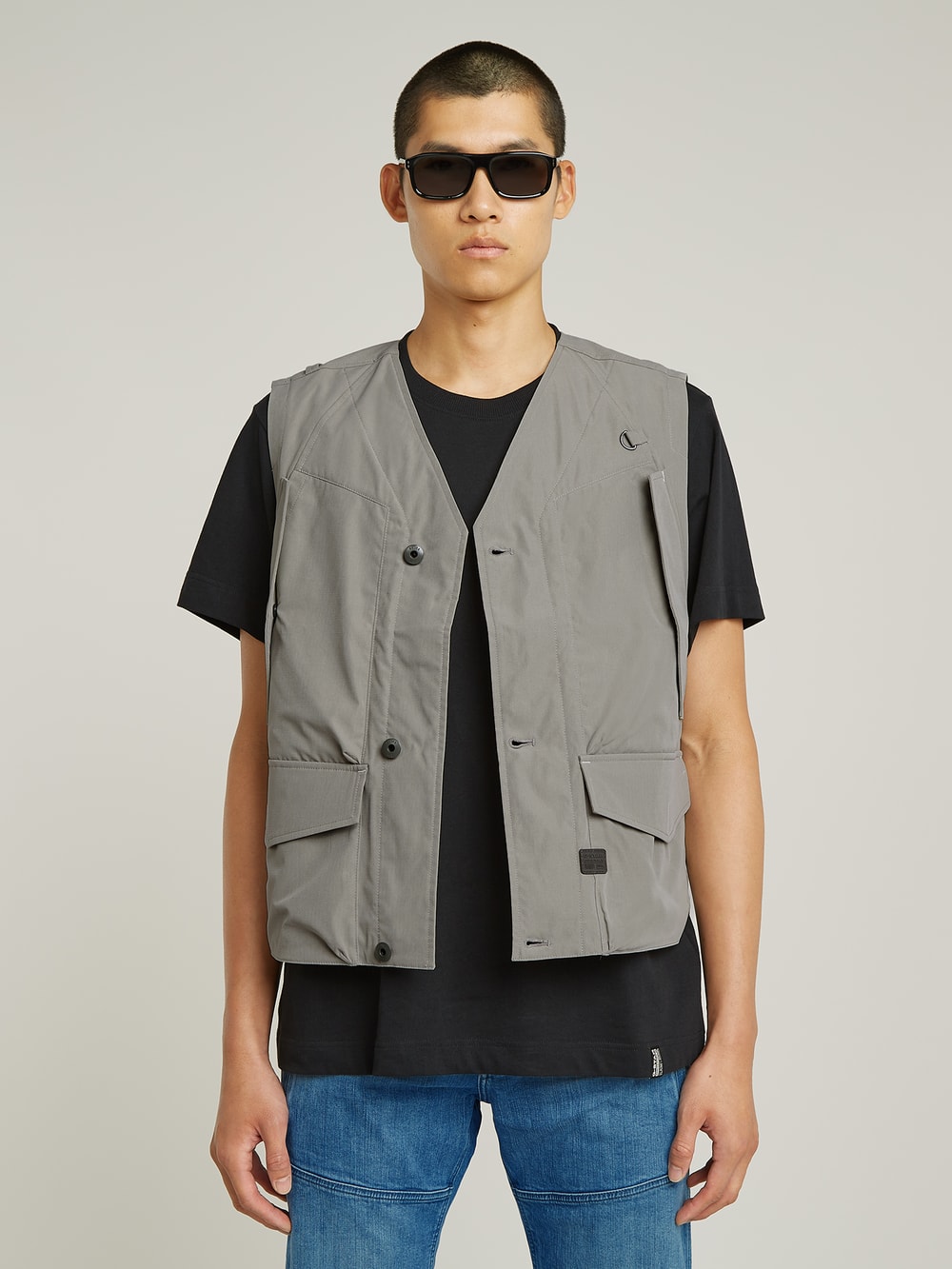 G-STAR RAW ベスト SHRUNKEN DENIM VEST/デニムベスト
