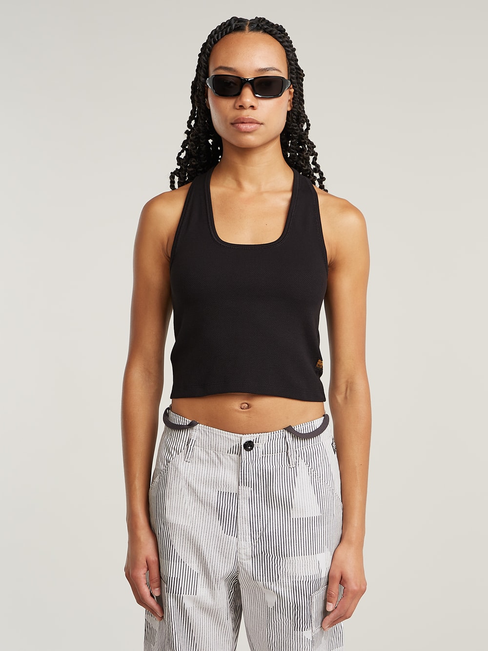 Slim Rib Tank Top | ホワイト | G-STAR® JP