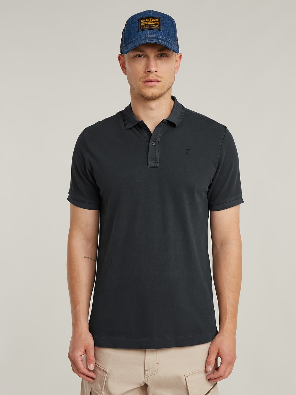 Dunda Slim Stripe Polo | ホワイト | G-STAR® JP