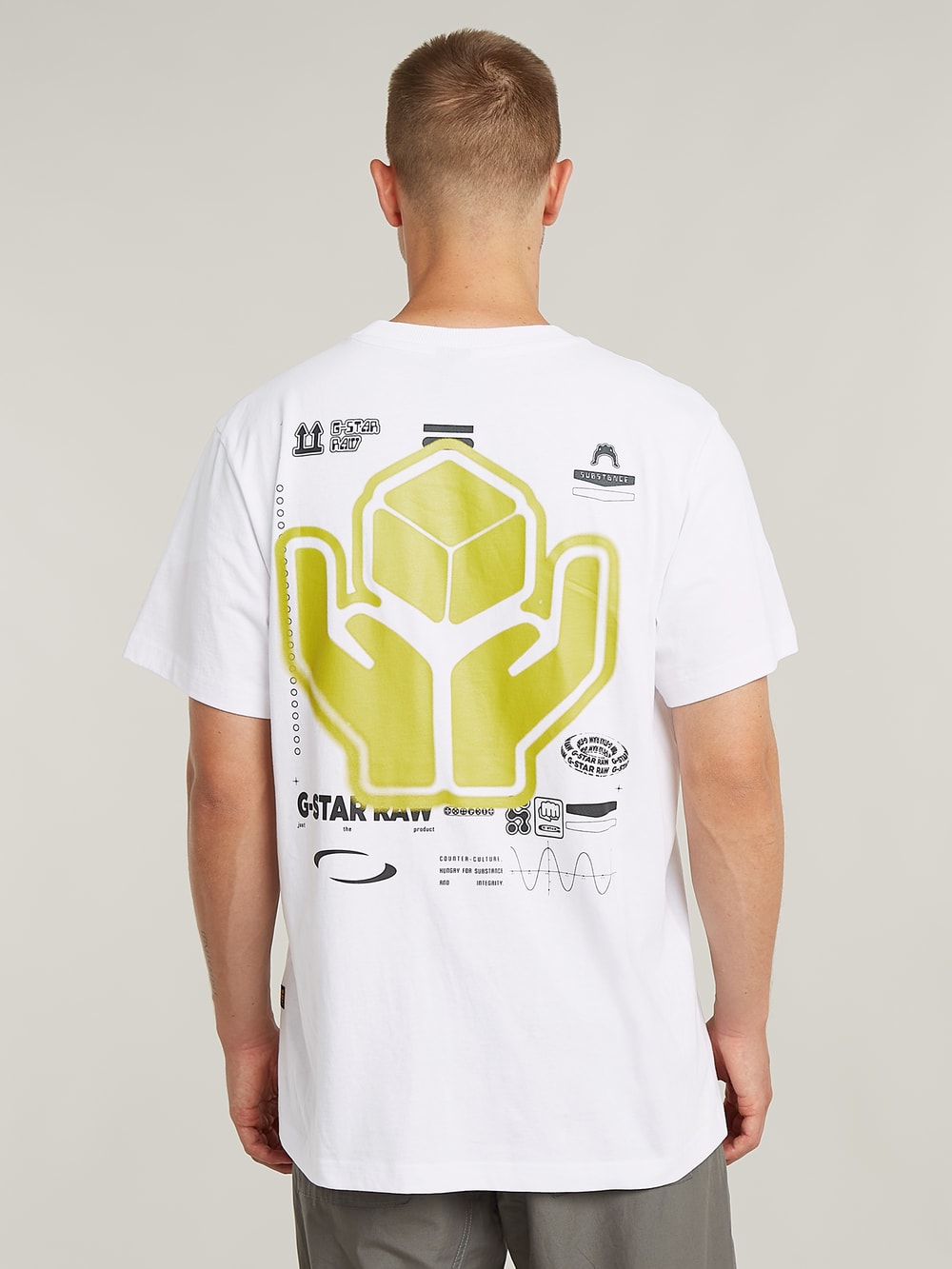 Poster Back Graphic T-Shirt | White | G-STAR® CA