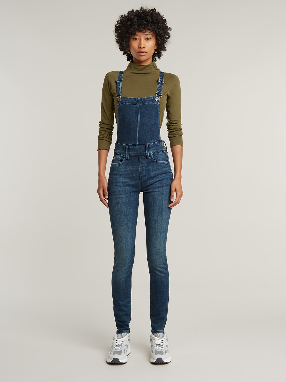 Womens skinny overalls cheap