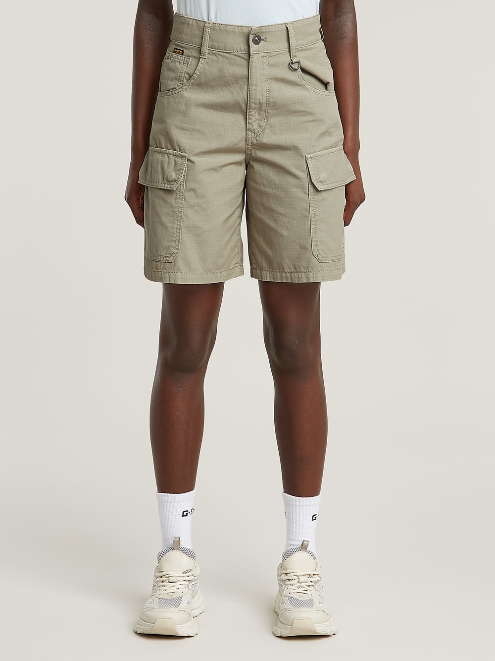 Viktoria Bermuda Shorts Raw Edge | ライトブルー | G-STAR® JP