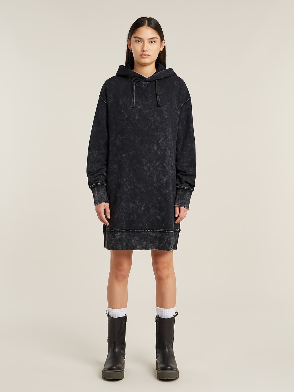 Black loose sweater dress cheap