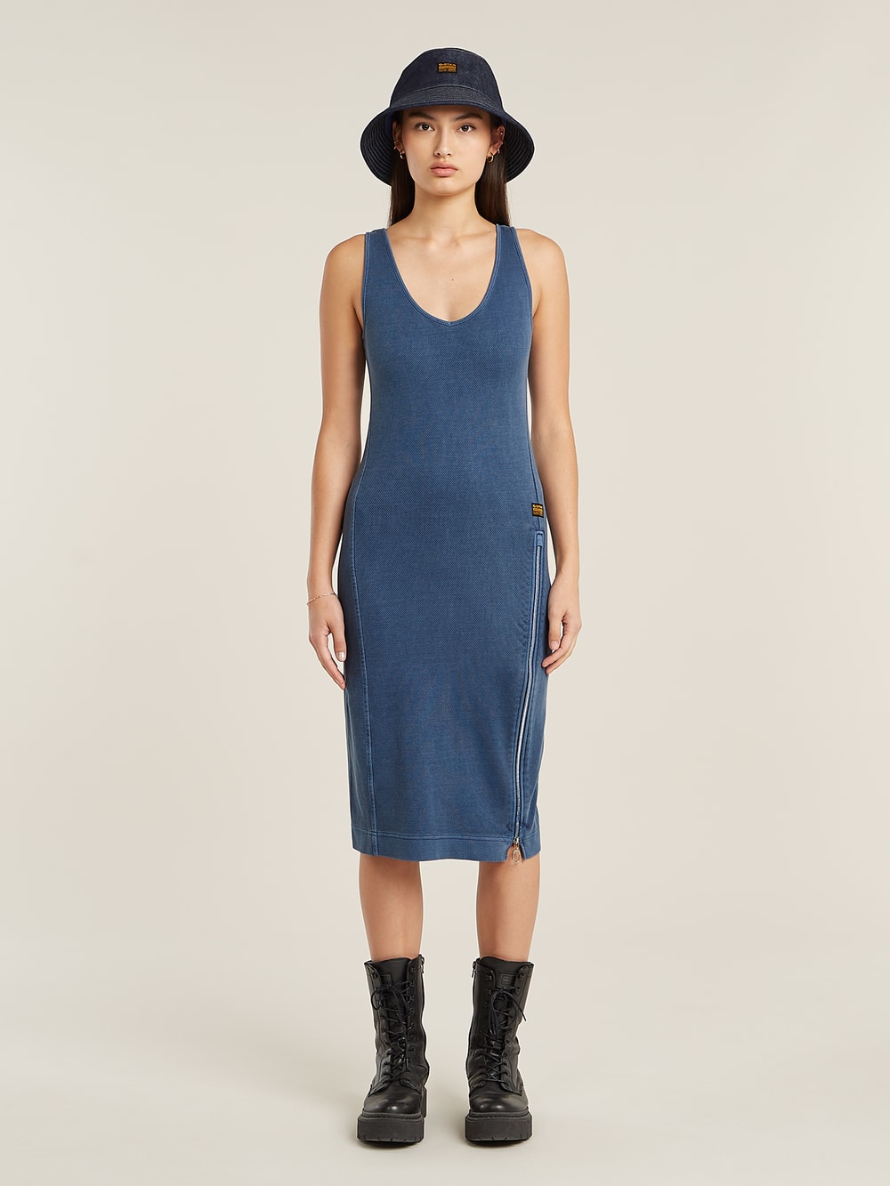 Asymmetric Zip Top | Pink | G-STAR® US