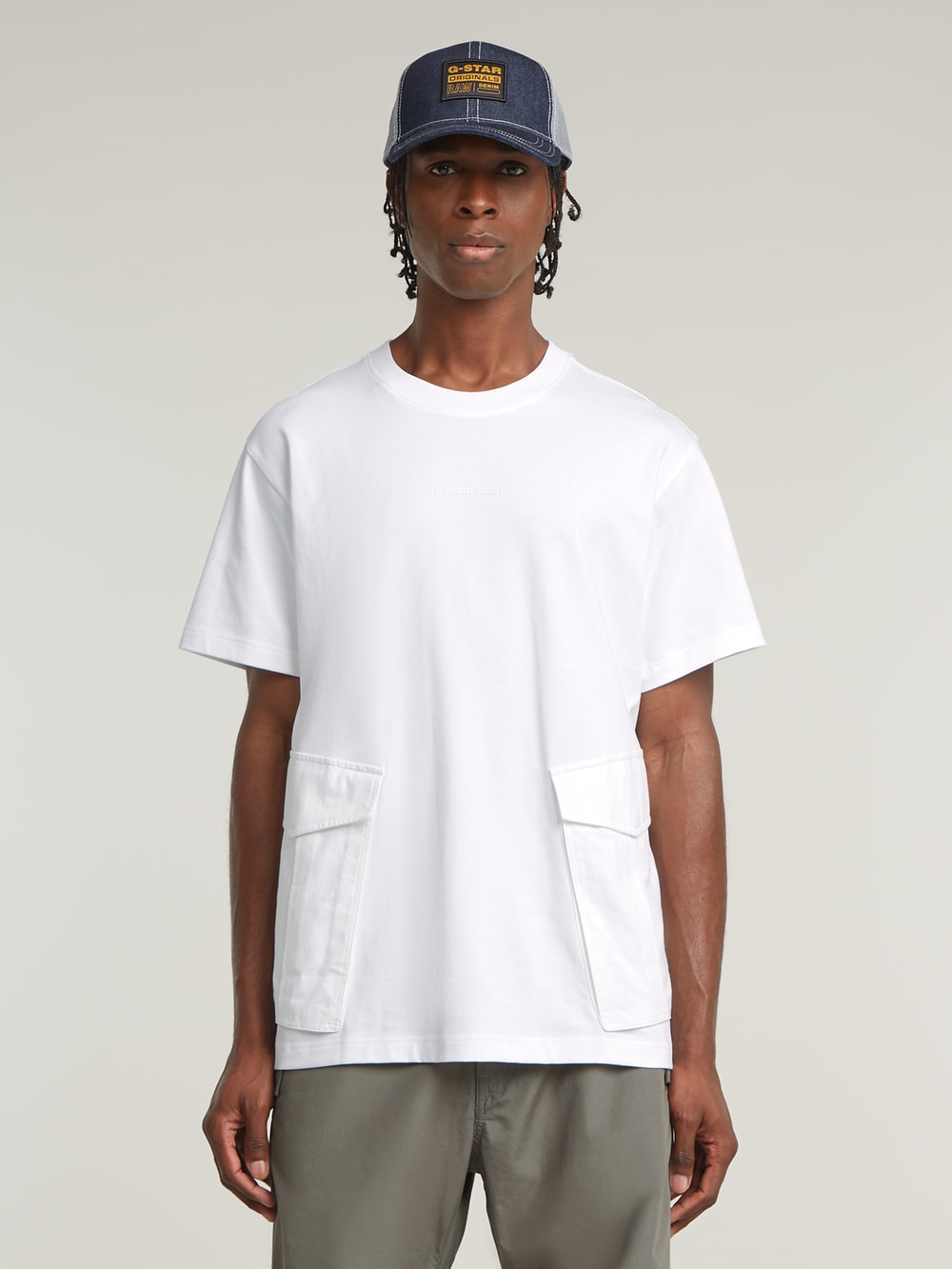 送料込★G-Star★Burger Box Rain Loose Fit Tシャツ G-STAR RAW tシャツ BURGER BOX RAIN LOOSE T-SHIRT/ボックス