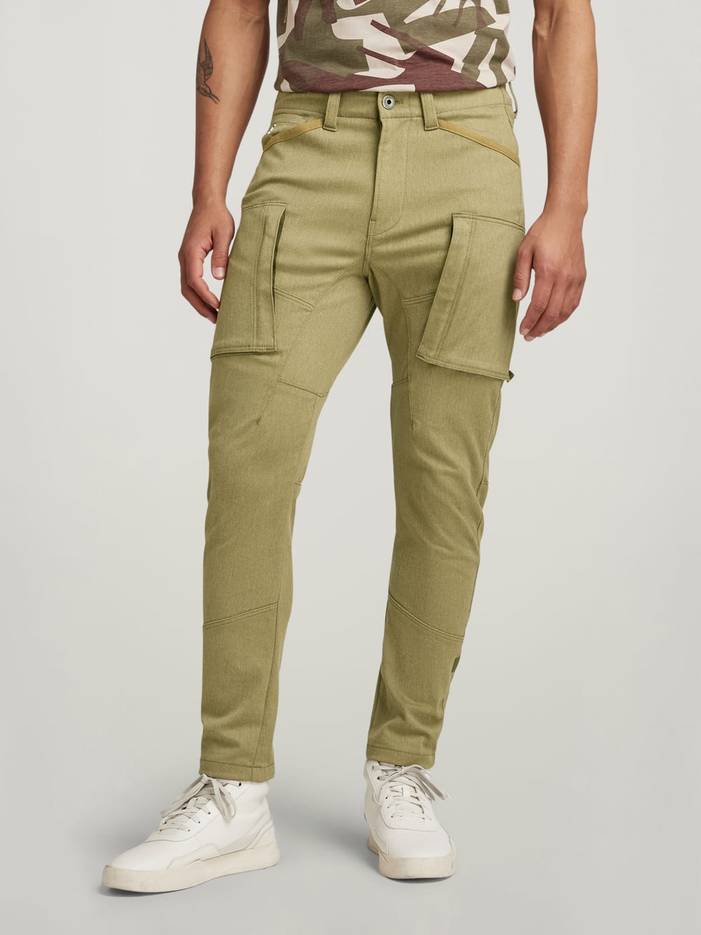 Zip Pocket 3D Skinny Cargo Pants | Green | G-STAR® US