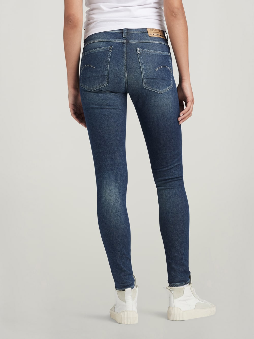 Midge Cody Mid Skinny Jeans | Dark blue | G-STAR® US