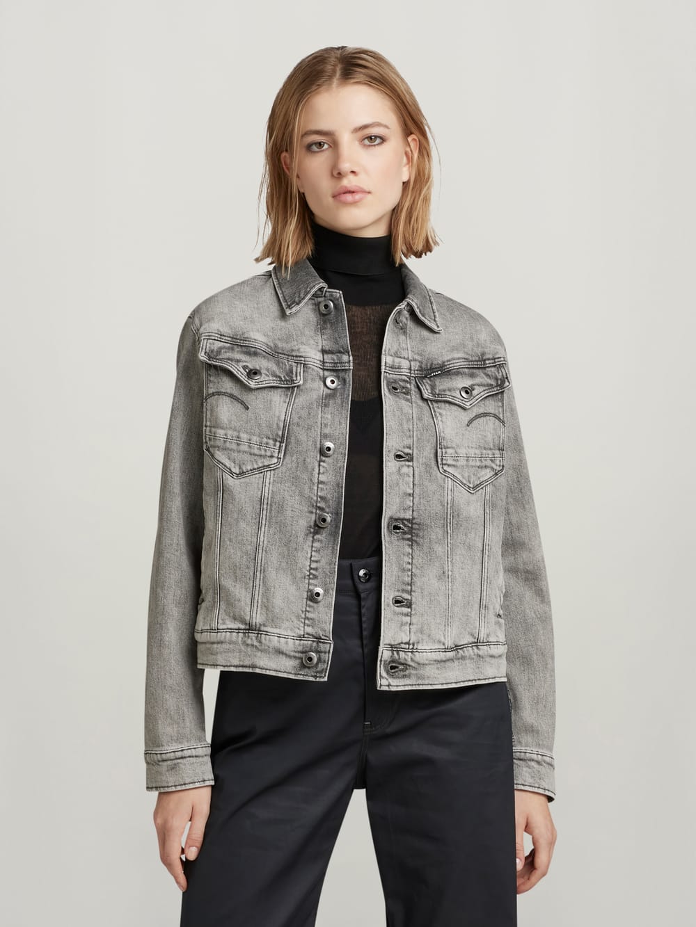 Women s Jean Jacket Cropped Denim Jacket G Star RAW CA