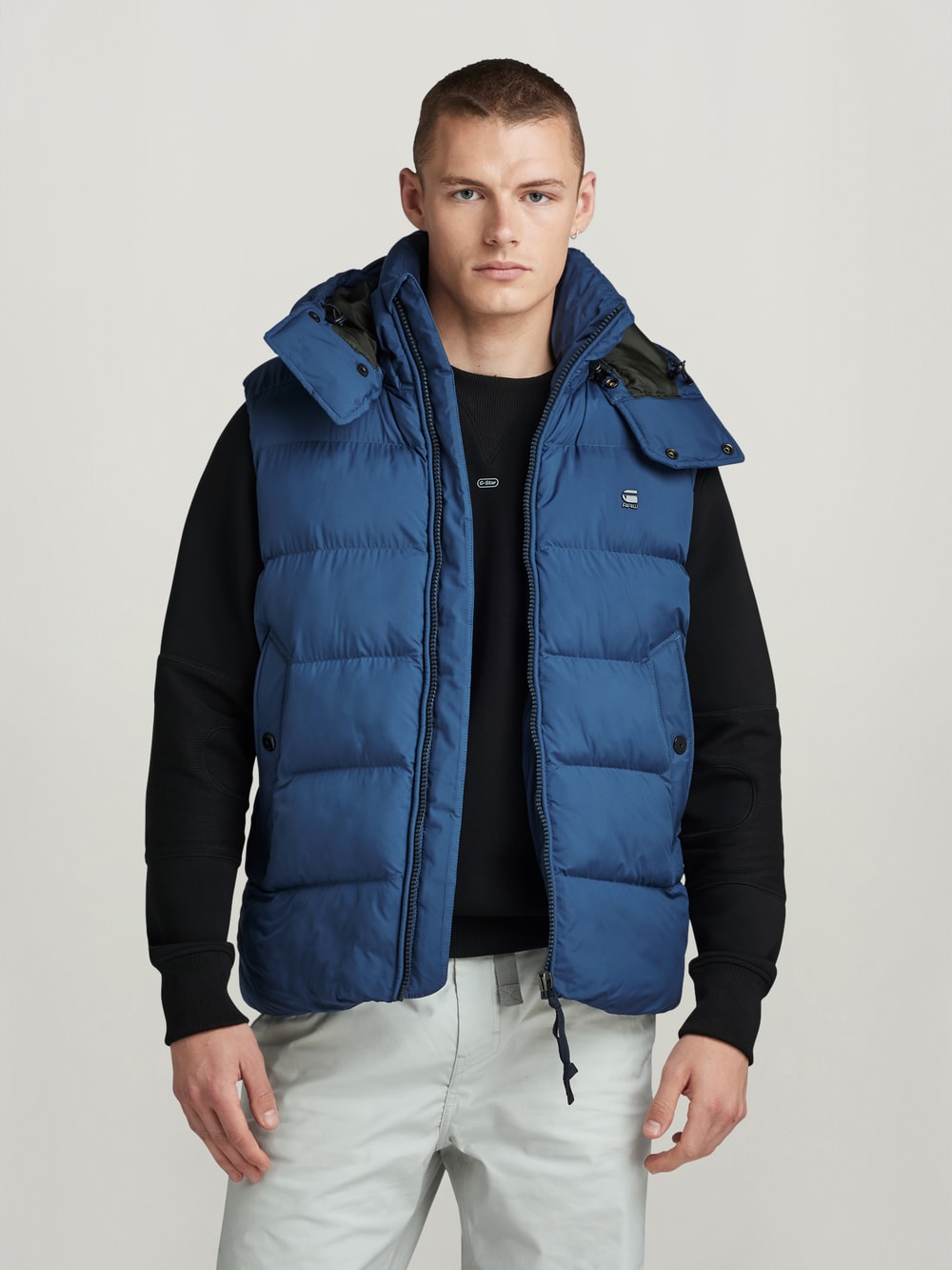 Men s Puffer Quilted Vests G Star RAW CA