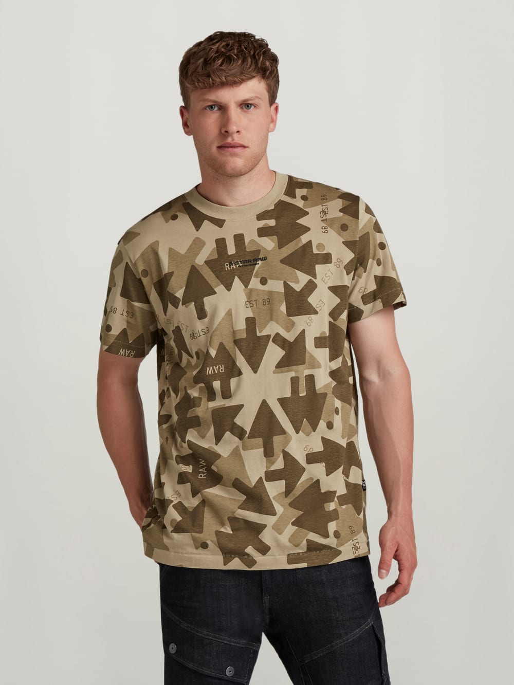 関税込◆G-STAR カモ ボックス グラフィック Tシャツ 迷彩 Camo Box Graphic T-Shirt | Black | G-STAR® US