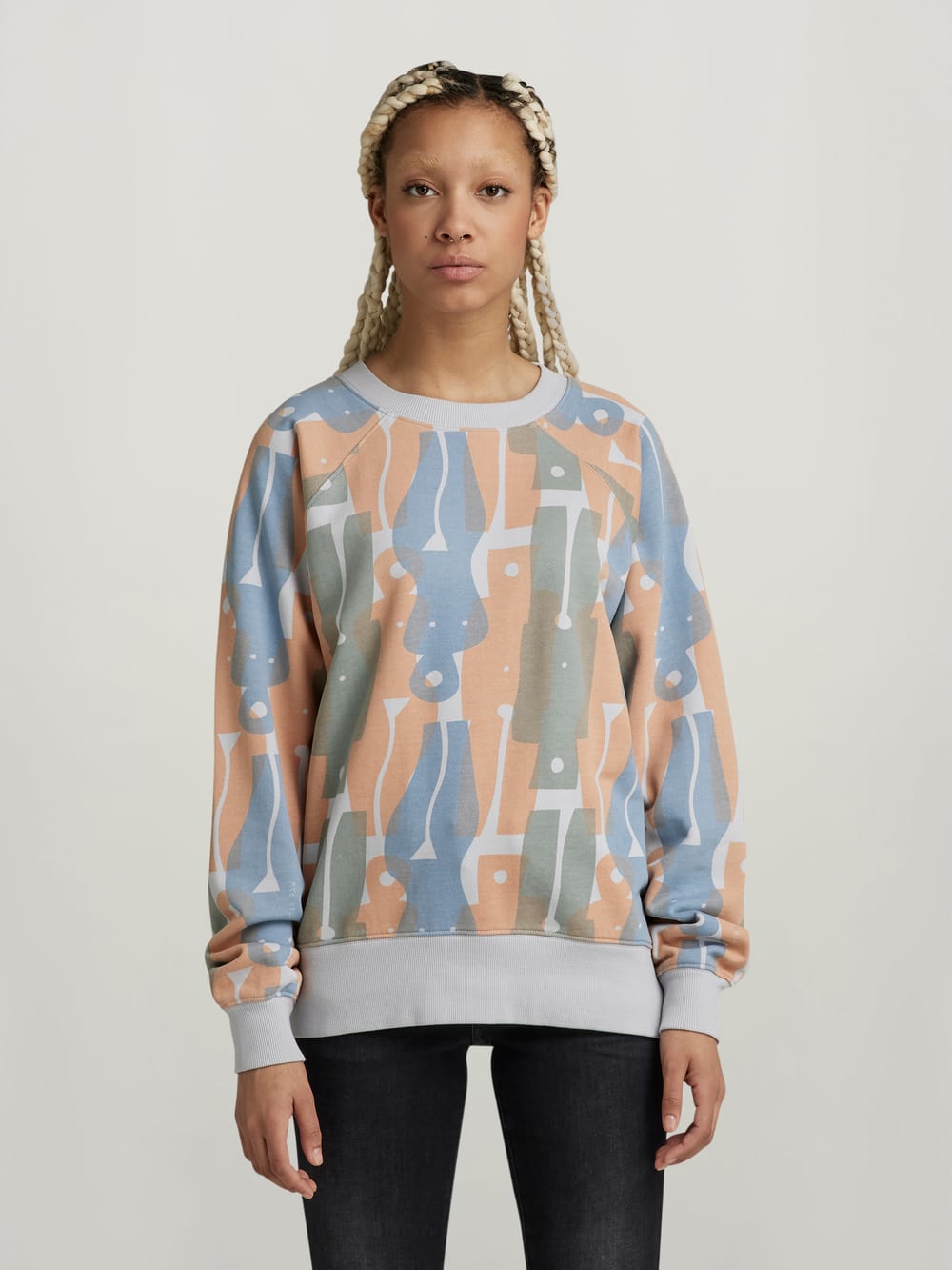 RAW Covered Sweater | Pink | G-STAR® US