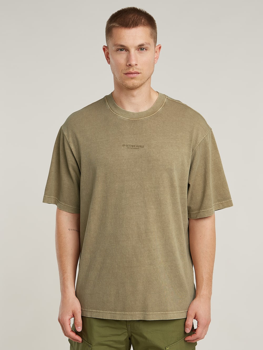 Center Chest Boxy T-Shirt | ブラック | G-STAR® JP