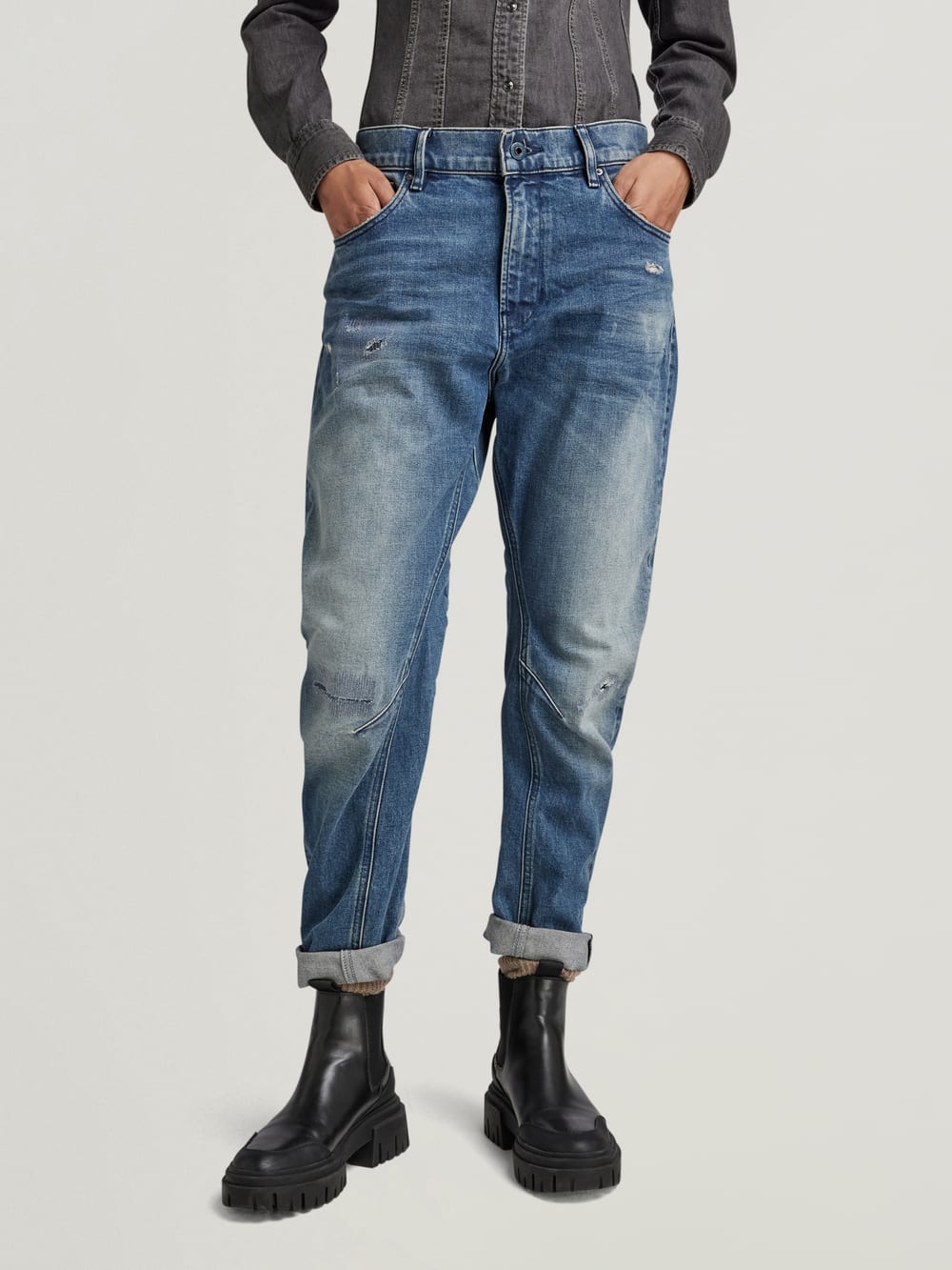 新品 ジースターロゥ ARC 3D LOW BOYFRIEND 大きいサイズ Arc 3D Boyfriend Women's Jeans | Relaxed Fit | G-Star RAW® US