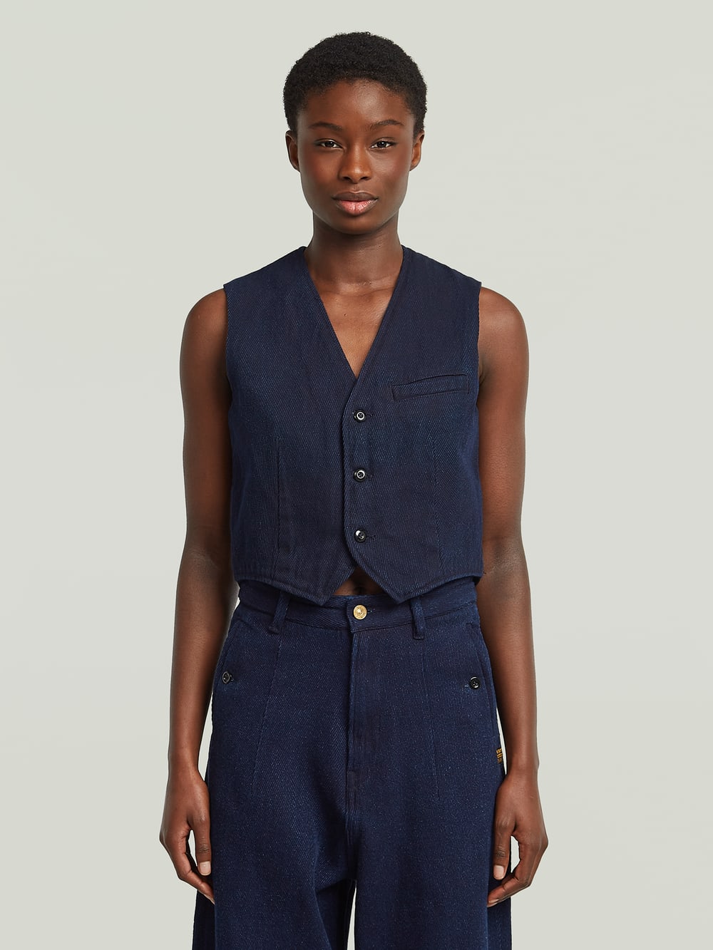 G Star D24207 c456 Vest Blue L Woman
