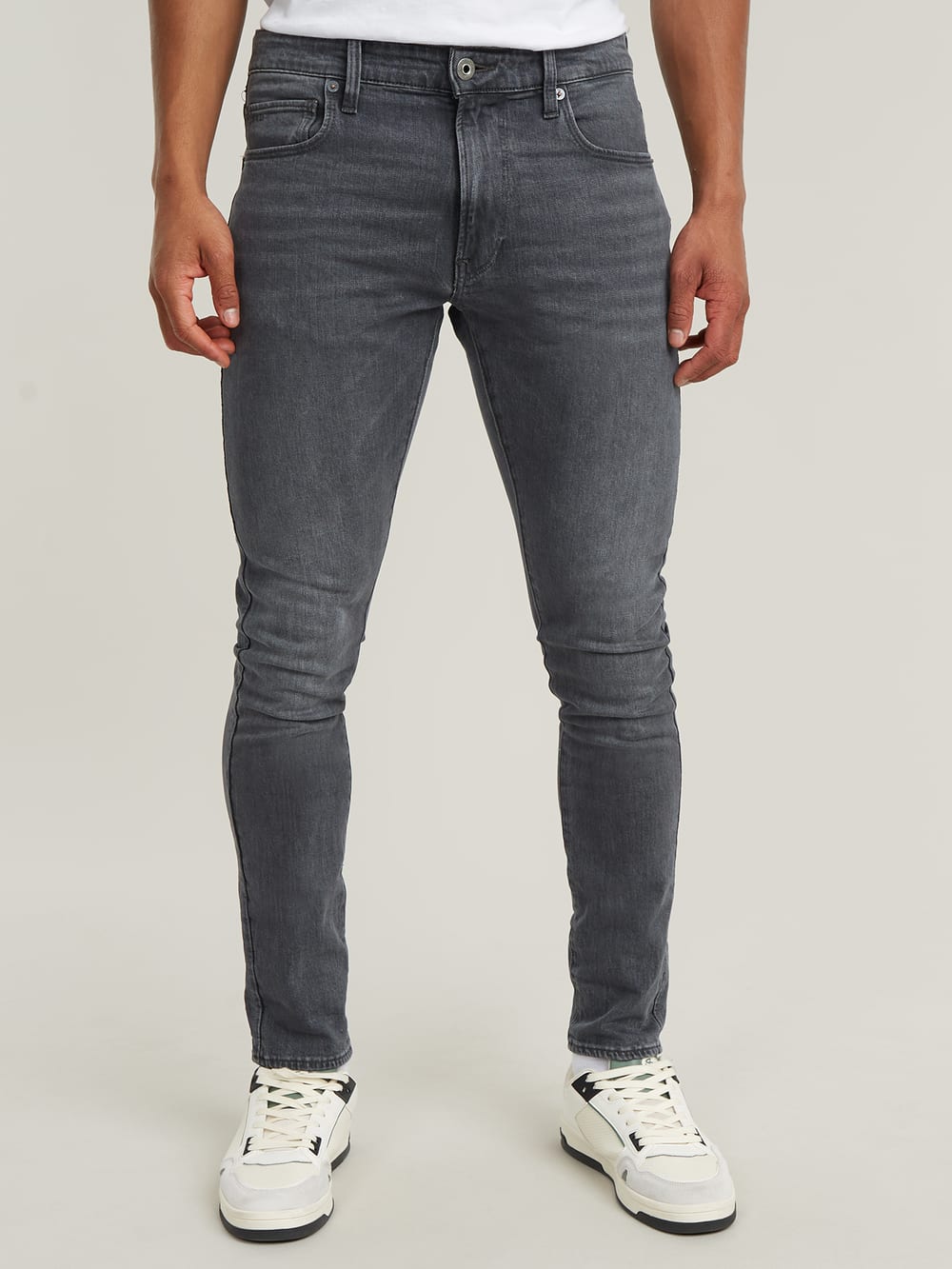 3301 High Waist Skinny Jeans | Medium blue | G-STAR® US